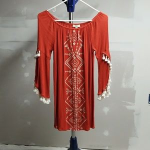 Boutique Bell Sleeve Dress
